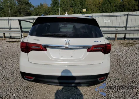 2014 Acura Mdx z USA, uszkodzony, nr VIN 5FRYD4H21EB009897
